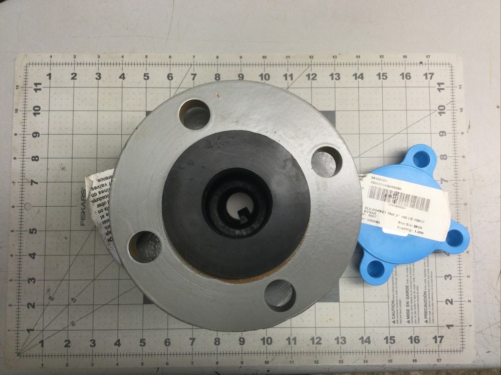 Kynar 2” Poppet Check Valve 150 LB Horizontal - (LDLL4E)