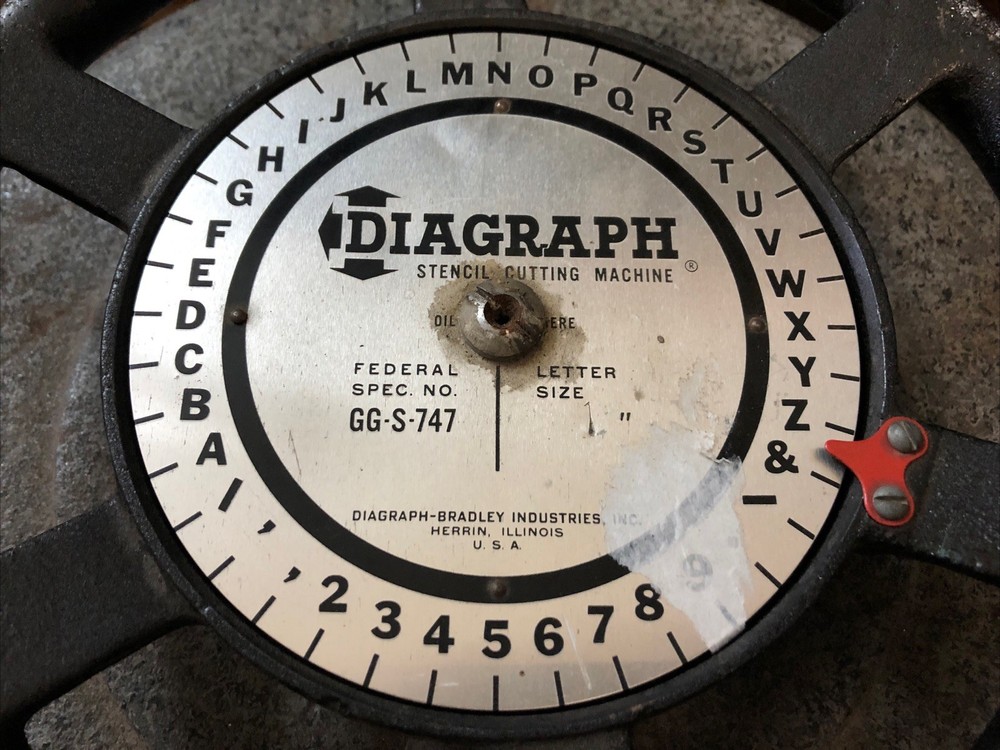 Diagraph Stencil Cutting Machine - GG-S-747