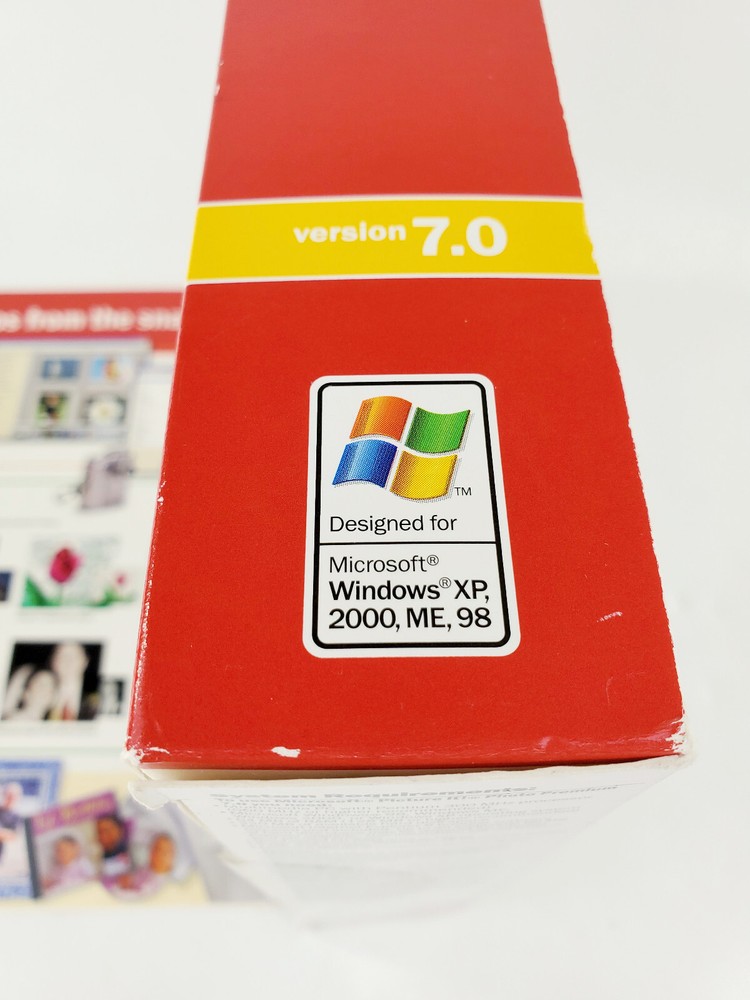 Microsoft PICTURE IT! Photo Premium Version 7.0 (2002) Windows XP 2000 ME 98