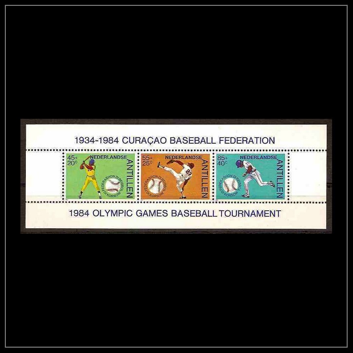 Netherlands - Dutch Antilles Issue 1984 (Blok 775) Baseball