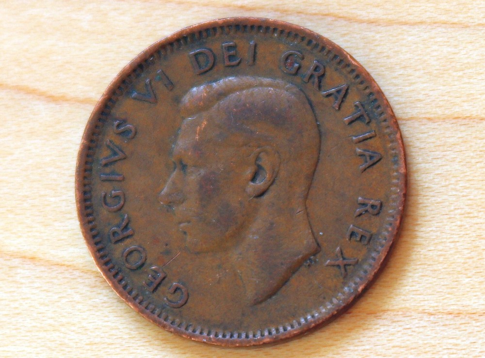 1949 Canada 1 Cent A to Denticle