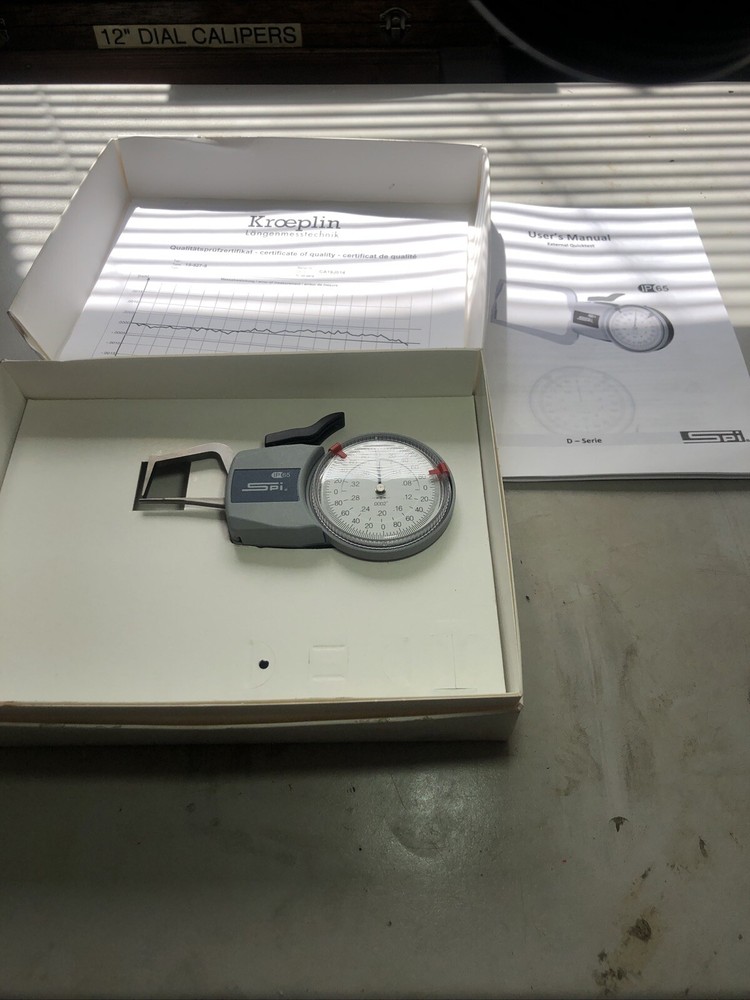 Spi 15-527-5 0-.4” .0002” Spring Caliper