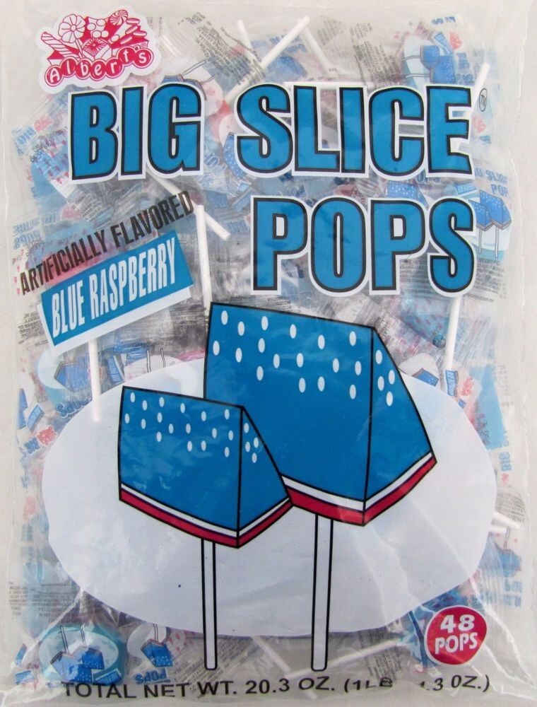 Albert's BIG SLICE POPS 48 per bag THREE BAG DEAL!