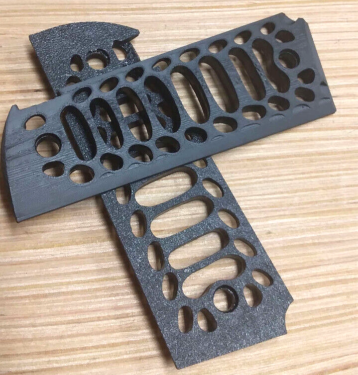 Airsoft Elite Force 1911 Panel Grips Skeleton Black
