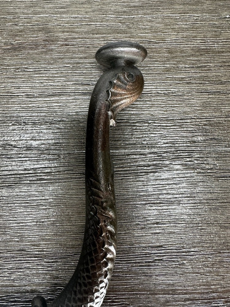 Vintage Dauphin Koi Devil Fish Hook Hanger Decorative Arts Hardware Element