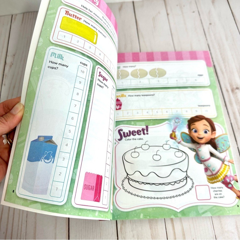 Bundle of 2 Kids Pre-K Learning Workbooks Math Basic Concepts & ABC Dot-To-Dots