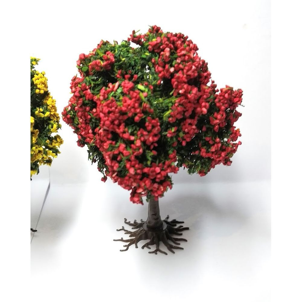 3 FLOWERING TREES 6 CM - Artisan32 - 05819