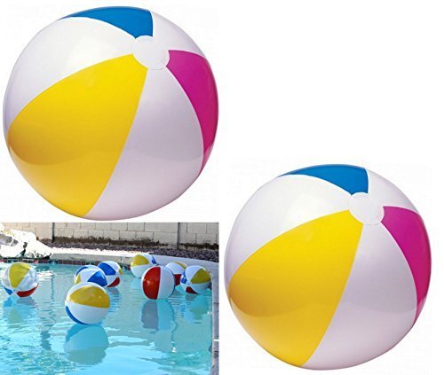 2 ALAZCO Inflatable Beach Ball 20"
