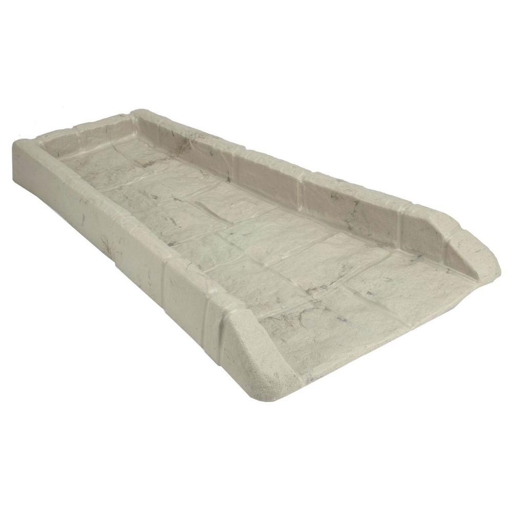 Suncast SB24 Decorative Rain Gutter Downspout Splash Block, Tan (2 Pack)