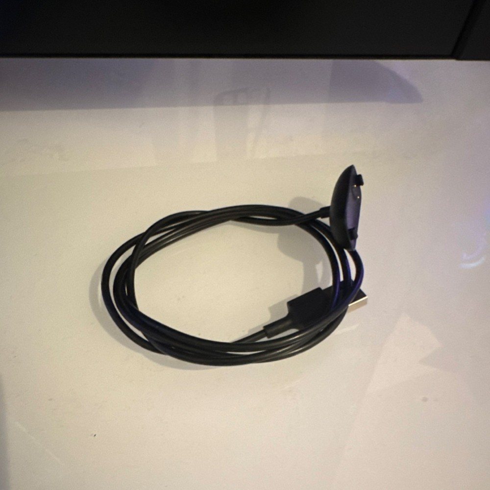 Fitbit Black Activity Tracker with Rechargeable Battery & Charging Cable
