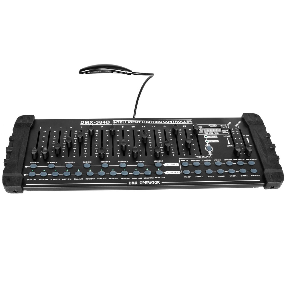 DMX 384Channels DJ Disco Controller Stage Light Mixer Moving Head Led Par