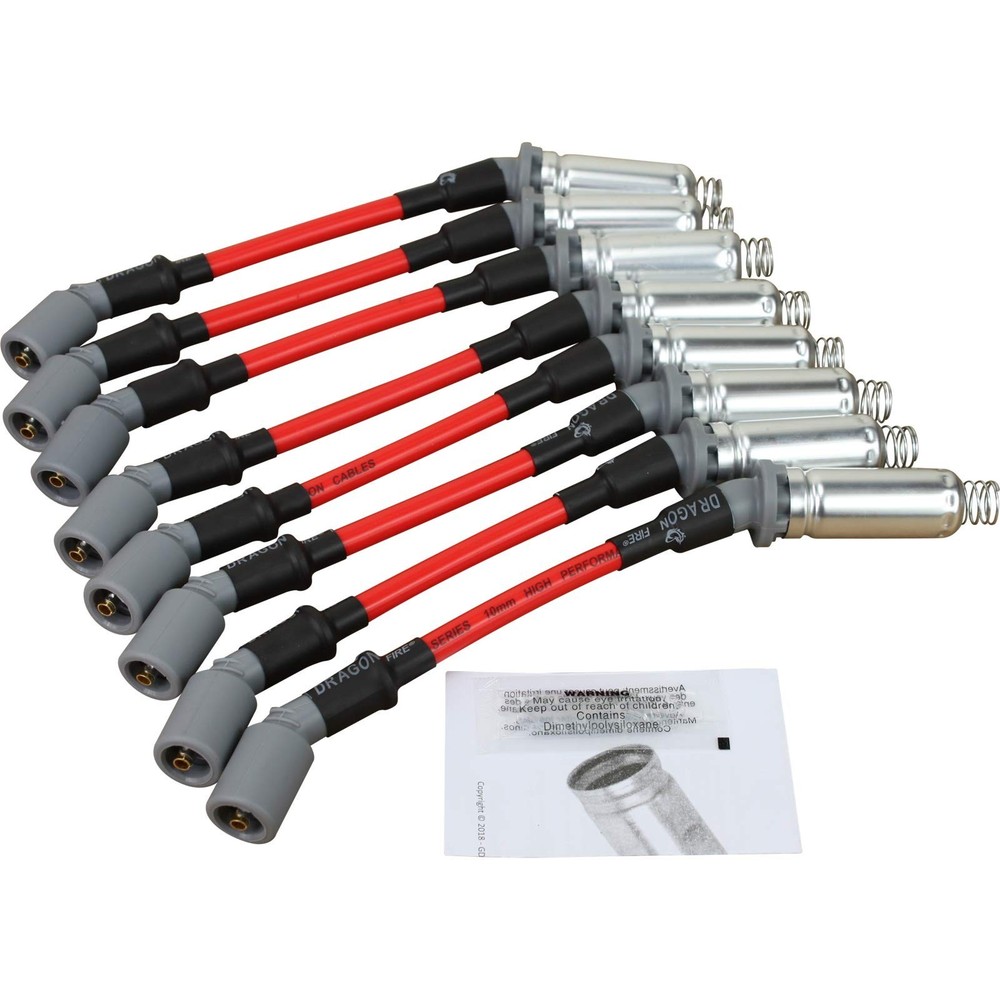 DRAGON FIRE Performance Ignition Power Pack Coils Iridium Spark Plugs Plug Wi...