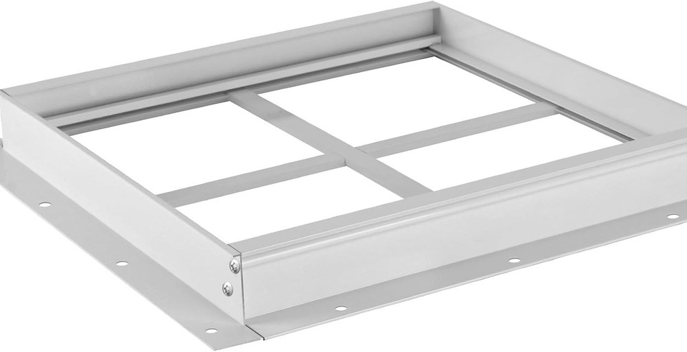 2 Pack Shed Window 12" W x 12" H, White Flush Mount Window