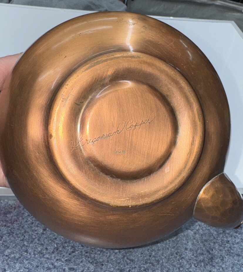 Vintage Gregorian Copper Teapot-Hammered Copper