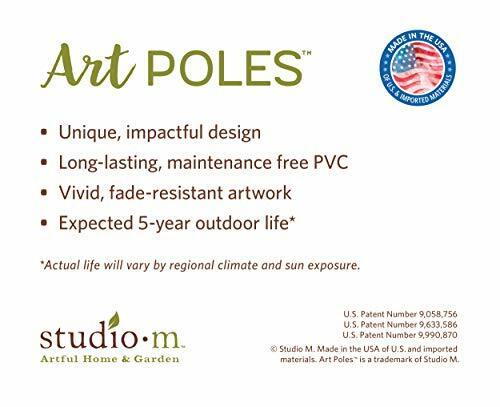 Studio M - 20" Art Pole - Bee Trellis