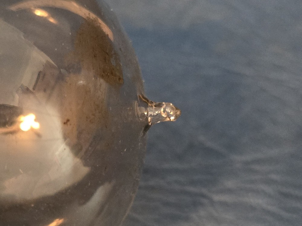 Antique Edison light bulb. Untested.