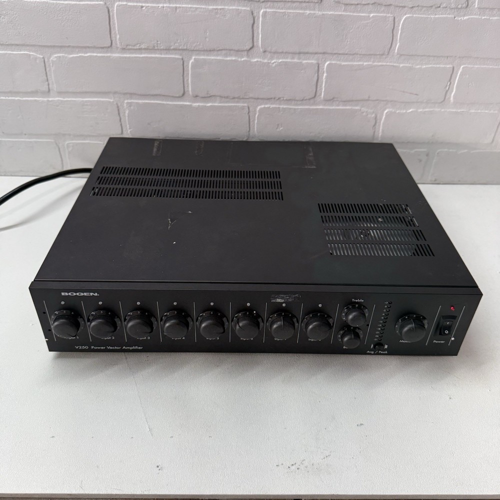 Bogen V250 Power Vector 250W AMPLIFIER - Power Tested