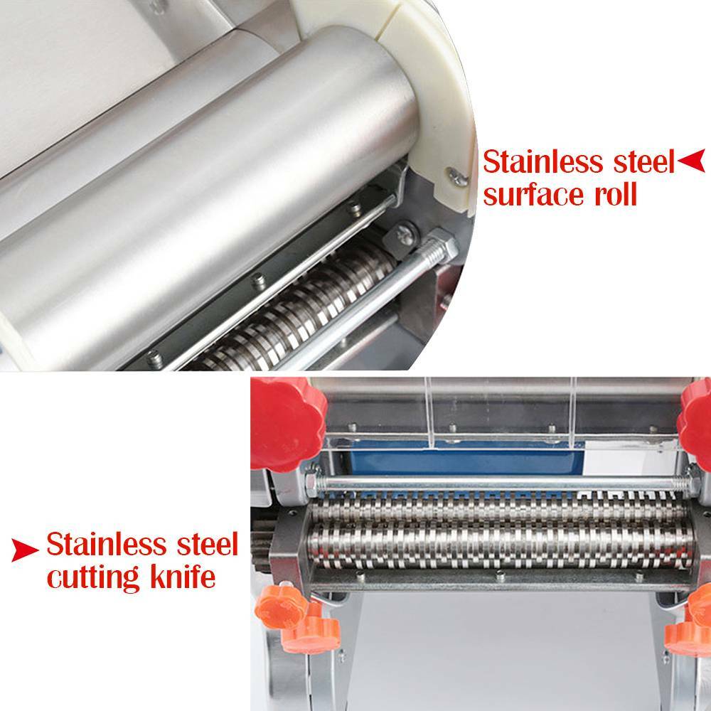 RSS-180C Electric Dough Roller Sheeter Noodle Pasta Dumpling Maker Machine
