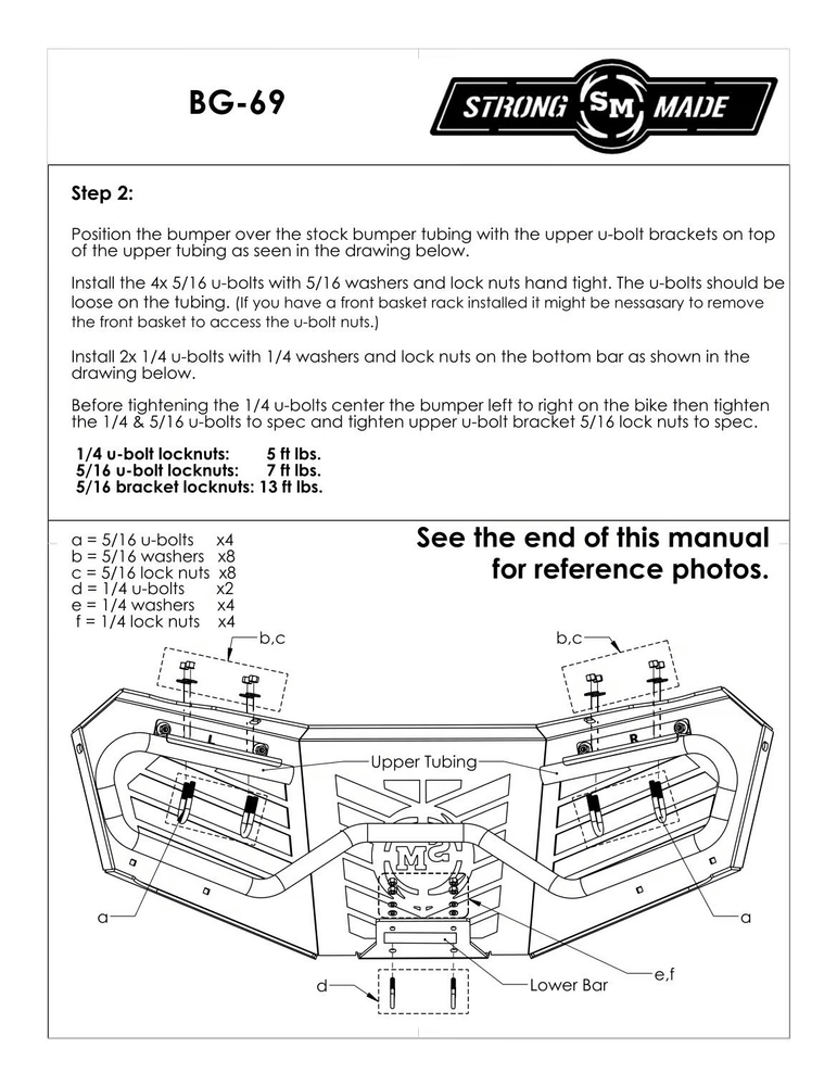 FRONT BUMPER HONDA RUBICON 2020-2024