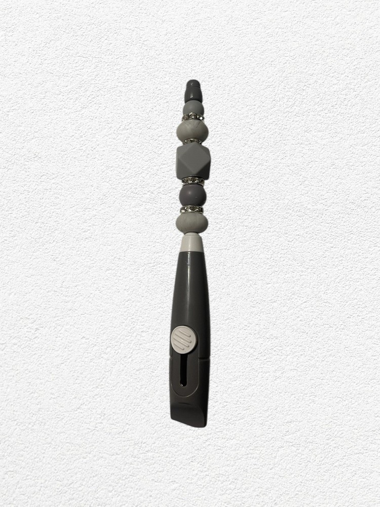 Gray Silicone Beaded Crafting Box Cutter