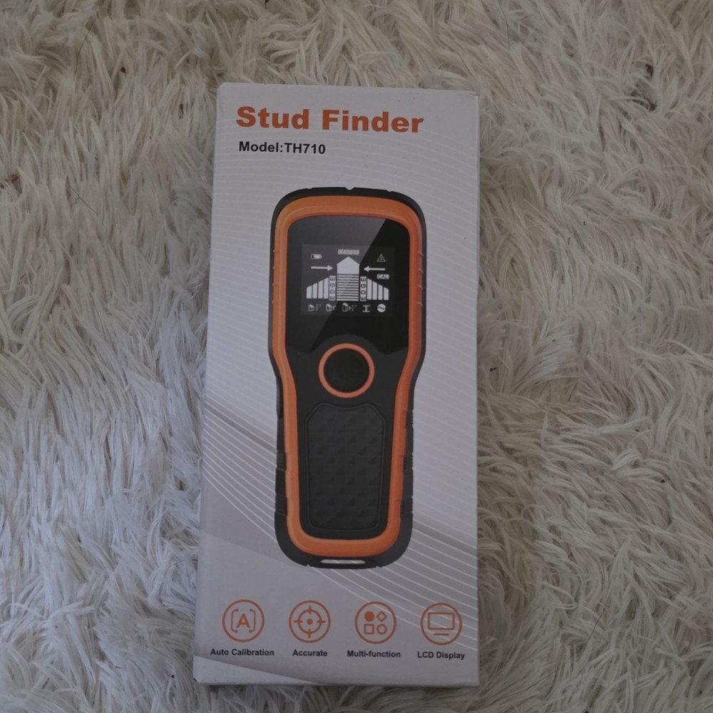 Meapro TH710 Stud Finder Wall Scanner Multi-function LCD Black Orange