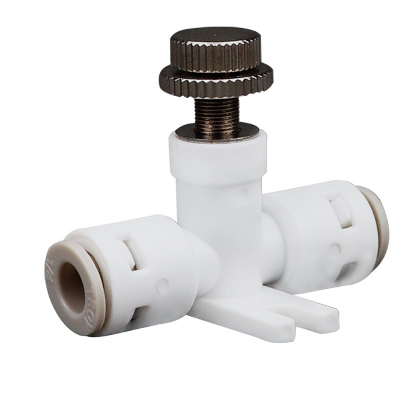 Needle Valve 1/4" Quick Connect for Pressure Adjust of Reverse Osmosis RO System