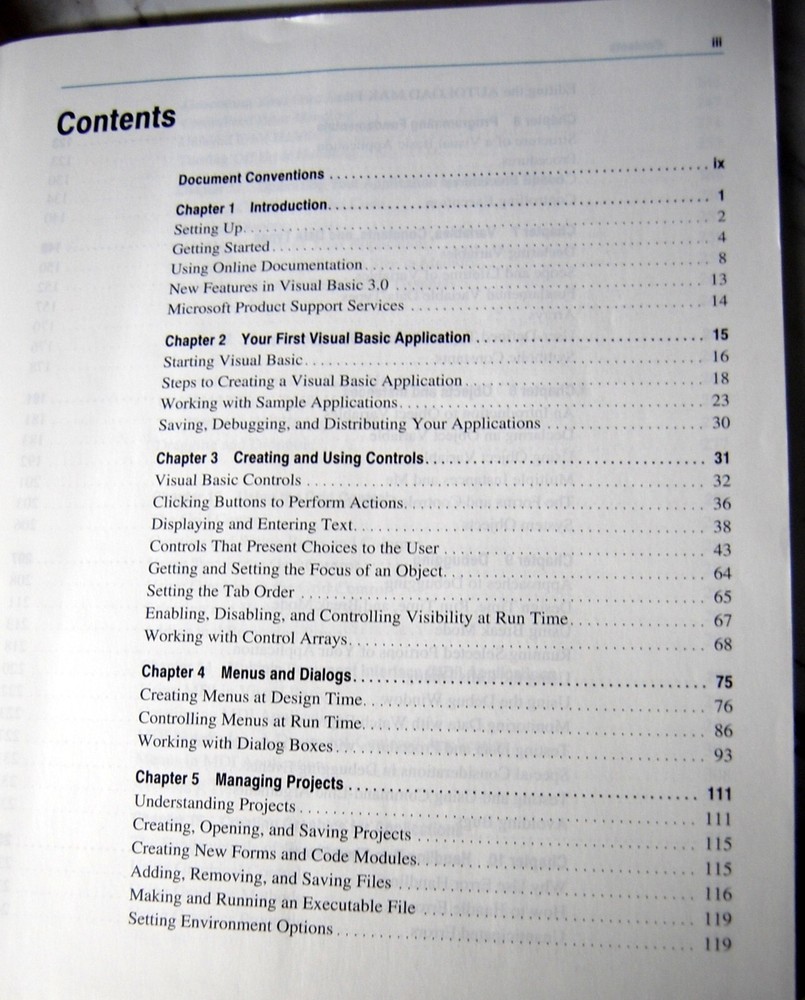 Microsoft Visual Basic Set of 2 Manuals