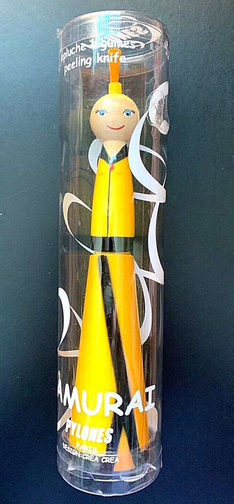 Vegetable Peeler Corer WHIMSICAL Samurai Figure Design - NEW