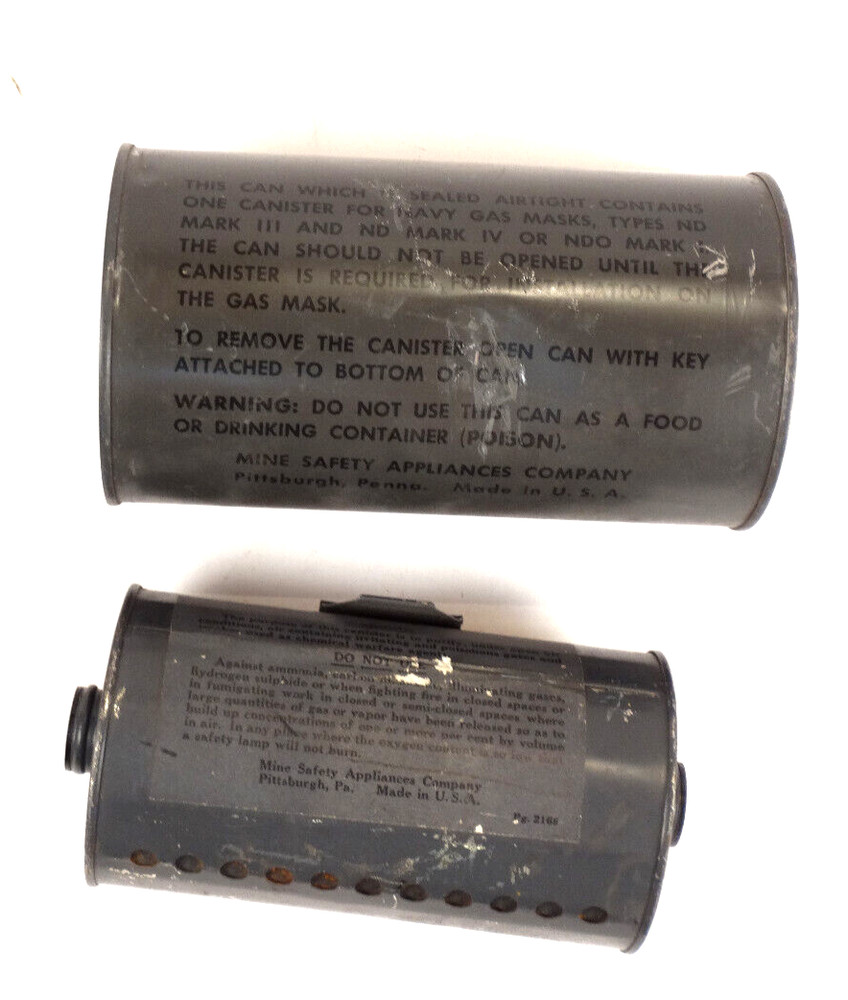 US Navy Mark III Gas Mask Filter