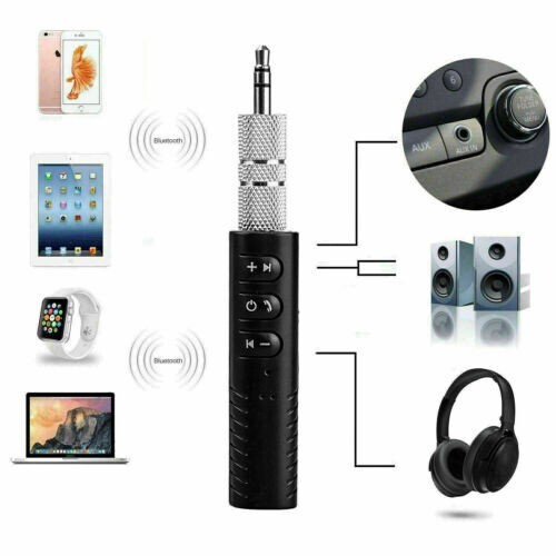 Wireless 3.5mm Car Bluetooth Mini Receptor Receiver Audio Speaker Adapter AUX