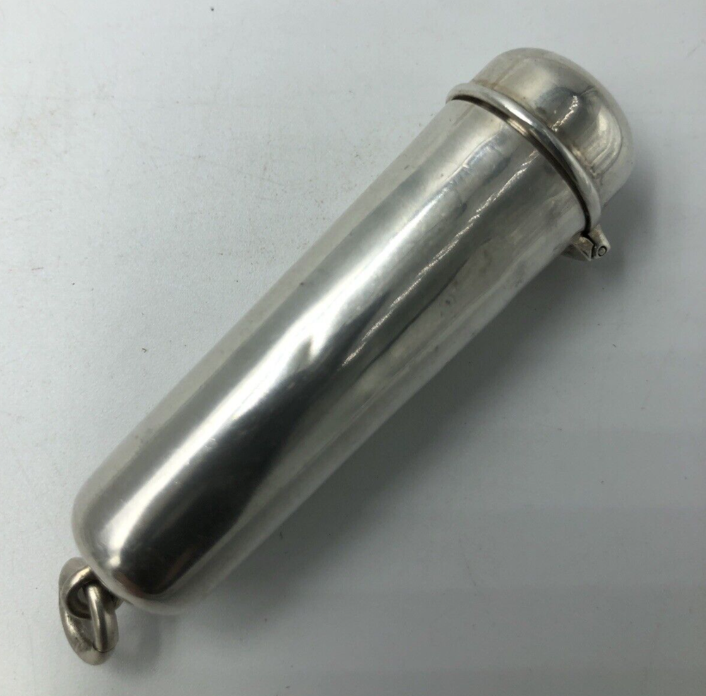 Chester Silver Cigarette Cheroot holder Case or Needle Case 1902 William Neale