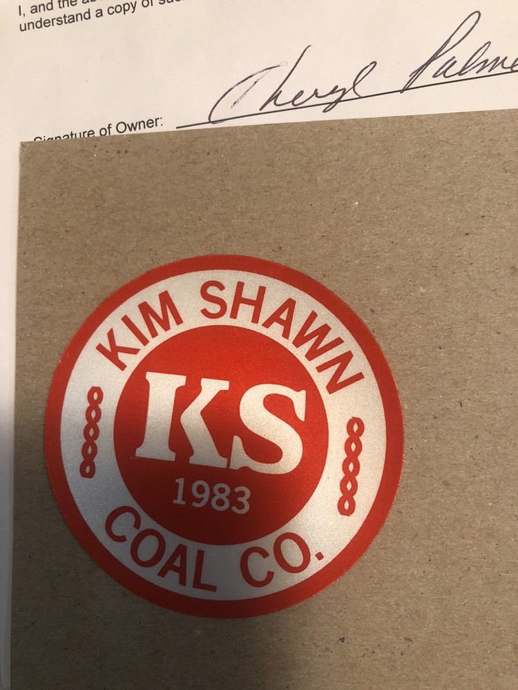 coal mining stickers nice older coal companies