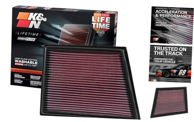 High-Flow Original Lifetime Engine Air Filter: Increase Power: Premium,