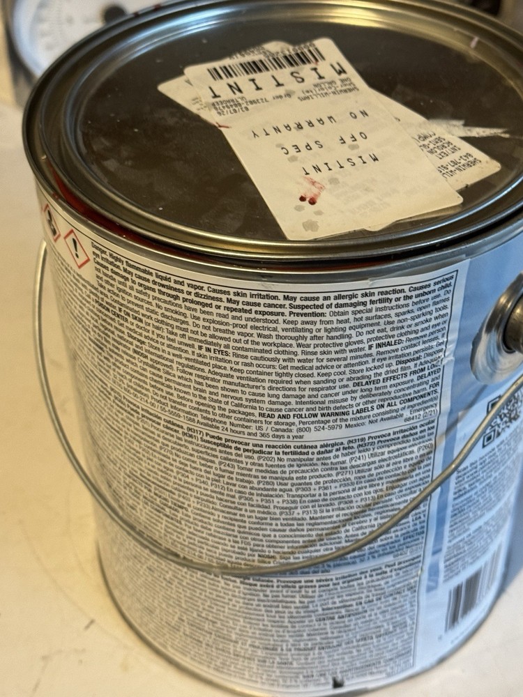 Sherwin Williams Acrolon 218 HS Polyurethane Gloss Paint Part A/ Maroon