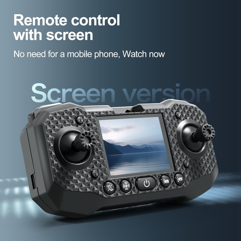 Drone WIFI FPV 4K Dual Camera Obstacle Avoidance Remote Control with Screen S160