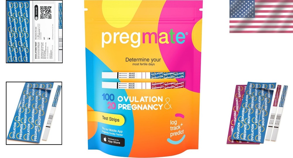 120 Ovulation & Pregnancy Strips Set