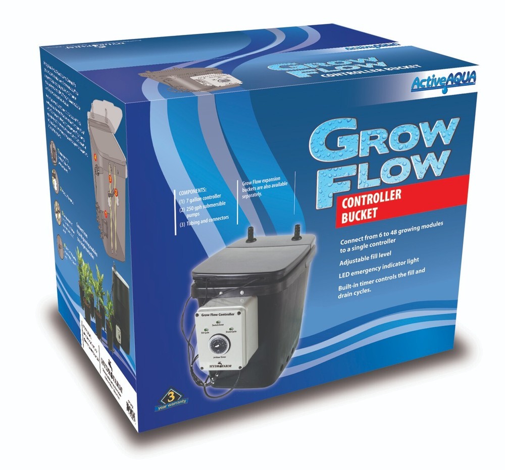 Active Aqua Grow Flow Ebb and Gro Controller Unit w/2 Pumps