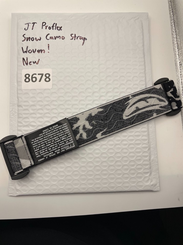JT Proflex Snow Camo Strap Woven! New