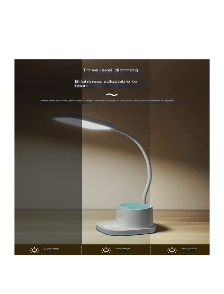 Desktop Lamp Table Lamp Desktop Storage Pen Holder Touch Night Light