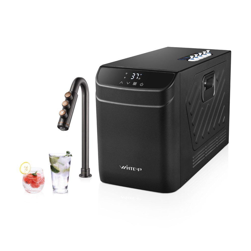 3-in-1 Under Sink Sparkling Water System, Chilled & Soda Dispenser, WiFi Control