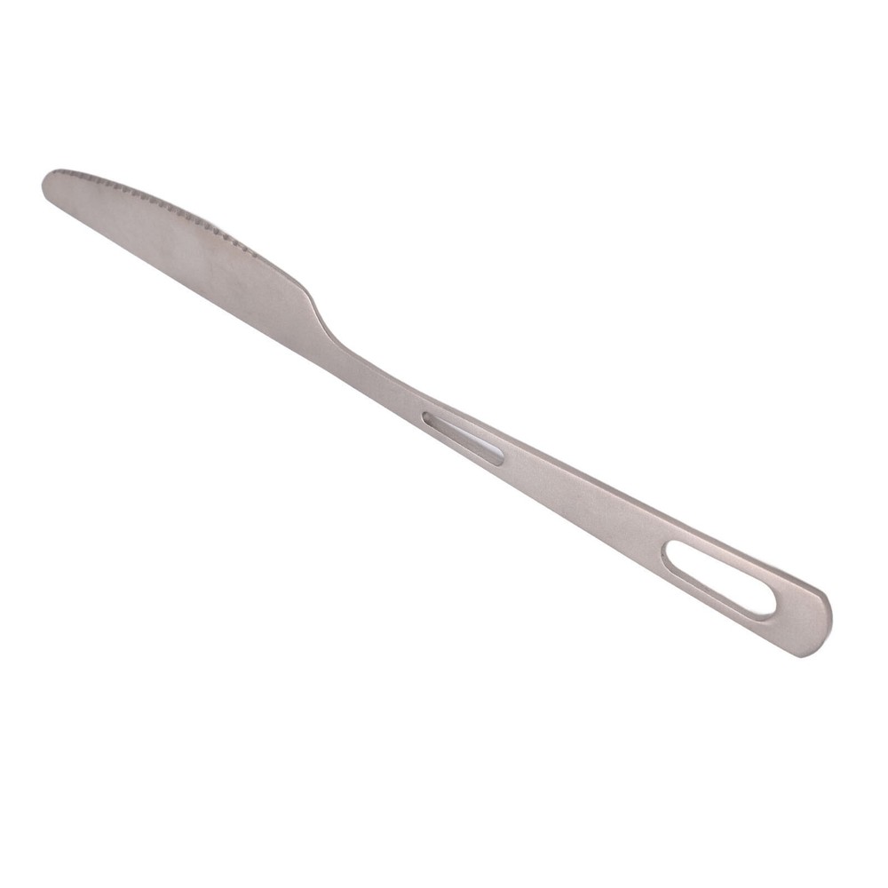 Titanium Utensils Outdoor Camping Tableware Portable Flatware prep Backpacking .