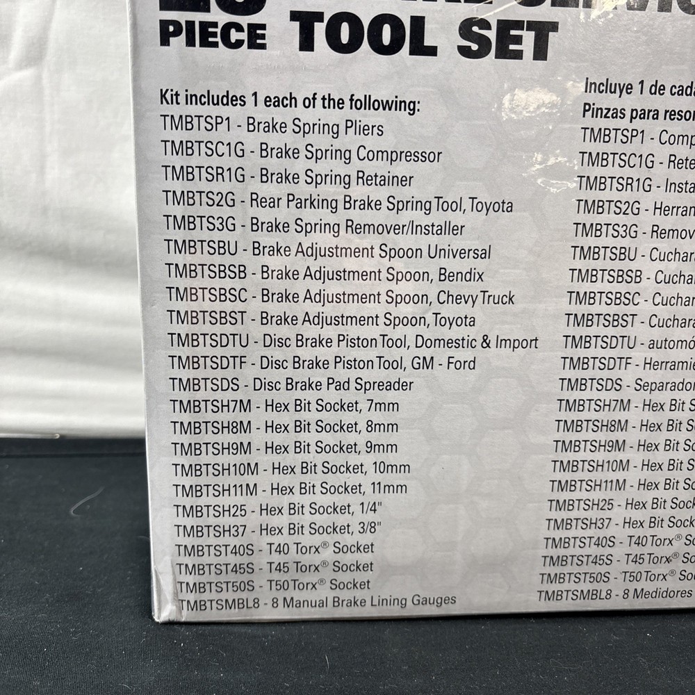 Matco Tools 23pc Full Service Brake Service Tool Set with Storage Case BTS23G
