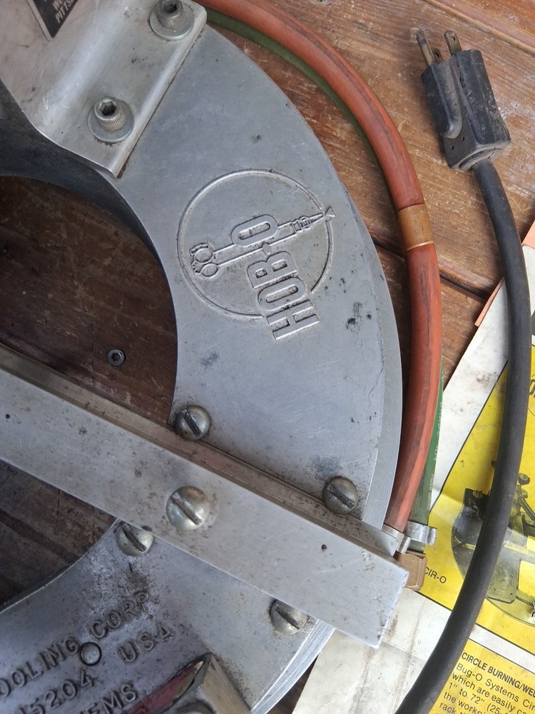 Bug-o Hob-o Circle Burning System Weld Tooling Corp