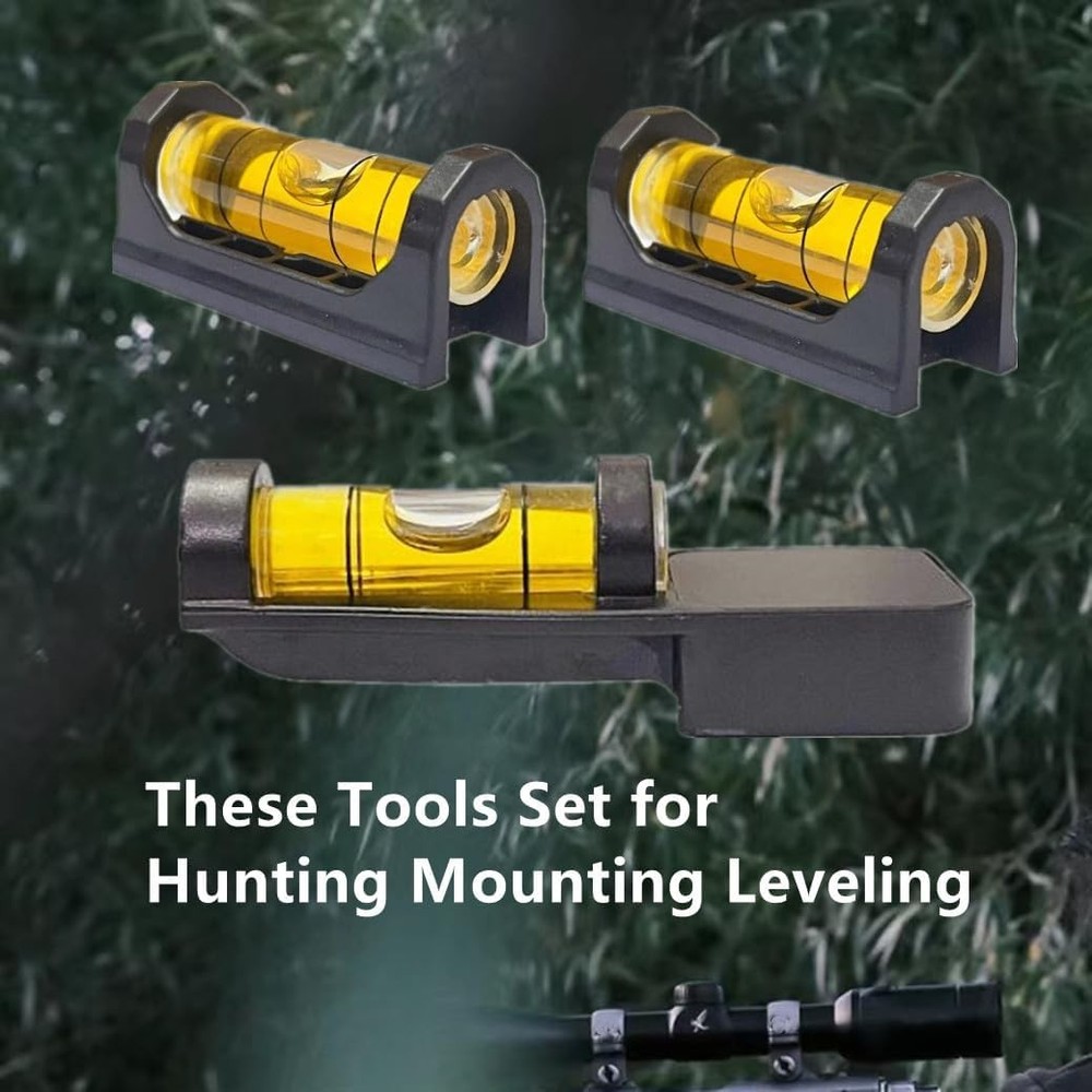 3Pcs Gunsmithing Tools Magnetic Gunsmith Level Scope Mounting Leveling Kit (Set-