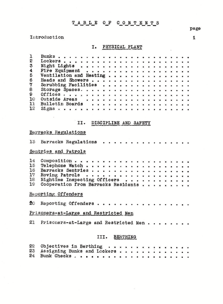 141 pg. 1945 Navy Barracks Administration Ofﬁcers Chief Masters Guide On Data CD