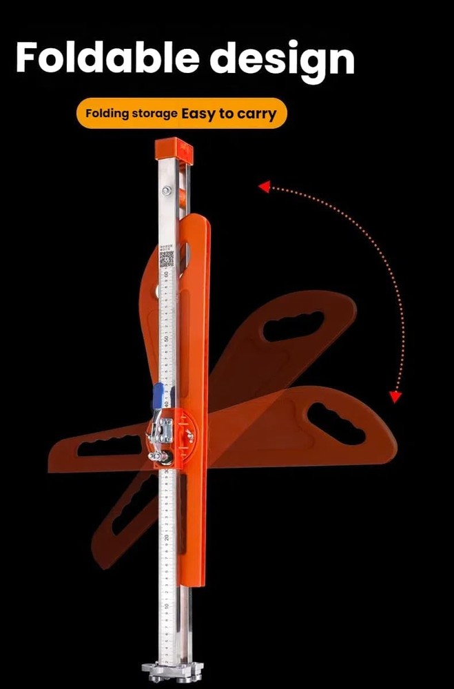 Foldable Drywall Cutting Tool,Fast Fixing Precision Handheld Sheetrock Slicer Wi