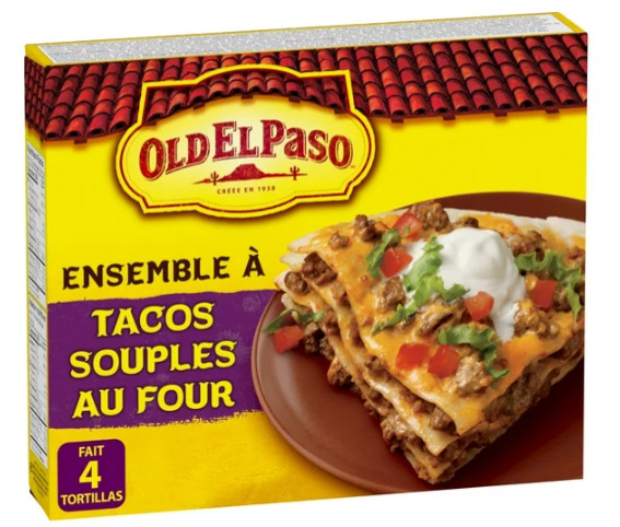 Old El Paso Soft Taco Bake Dinner Kit, 312g (3 Pack)