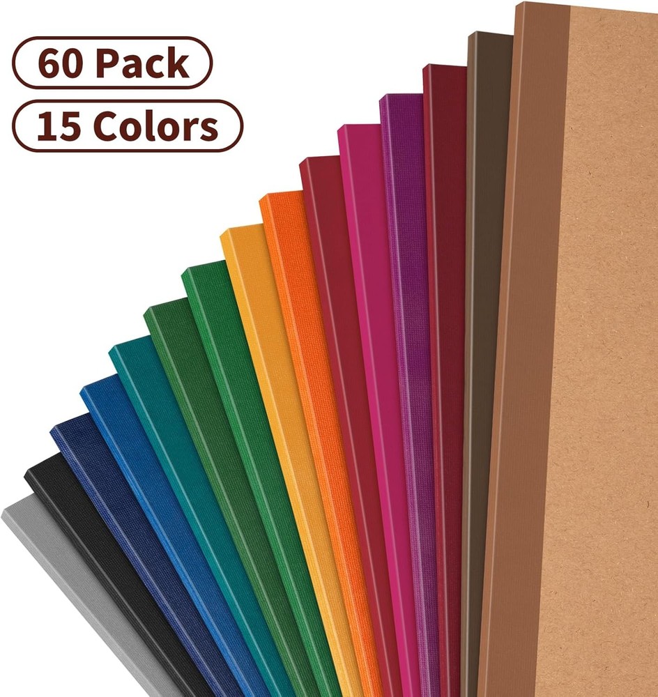 ALK Blank Notebook Journals Bulk, A5 Unlined Paper posit Notebook