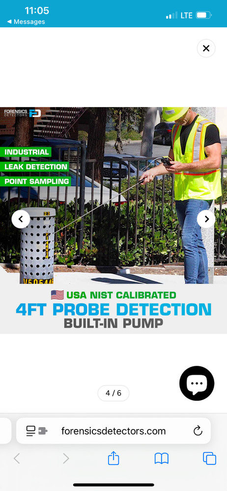 Industrial Spec Gas Analyzer with Built in Pump