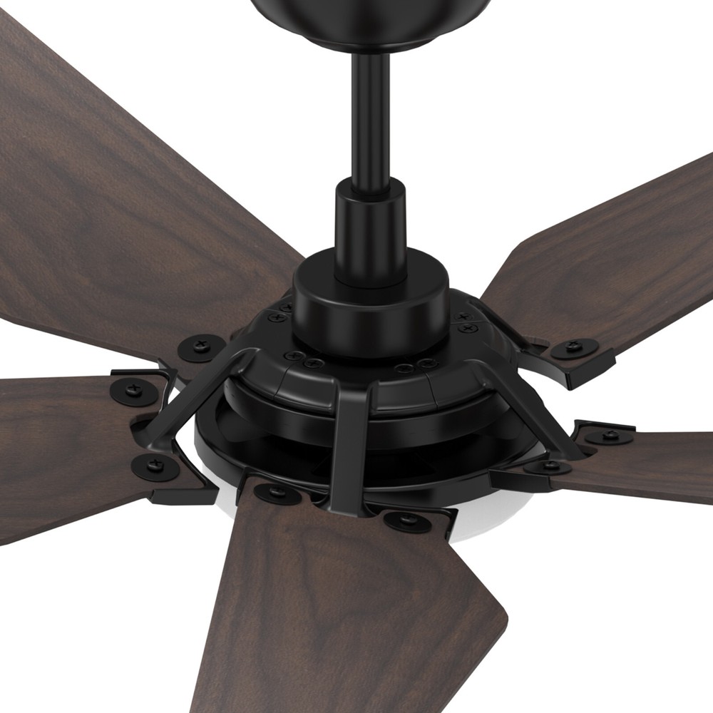 52" Modern Smart Ceiling Fan with Dim LED Light and Remote Control